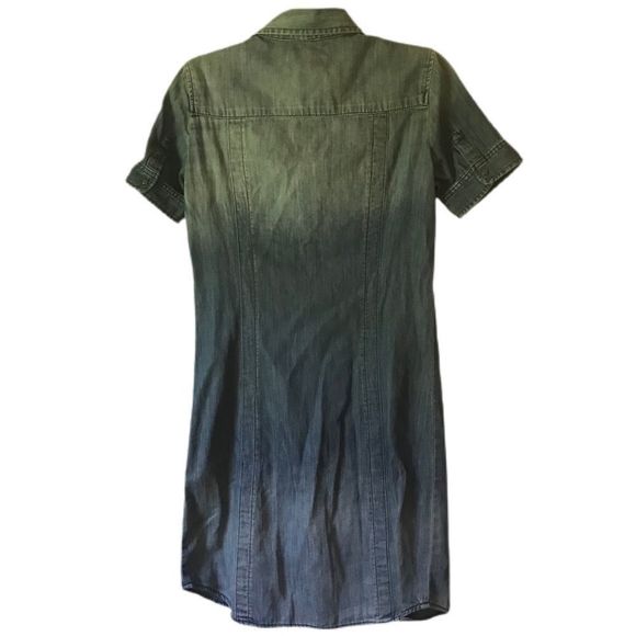 NWT $228 DIESEL | Tidova Distressed Lightweight Denim Dress in Distressed - Picture 5 of 14